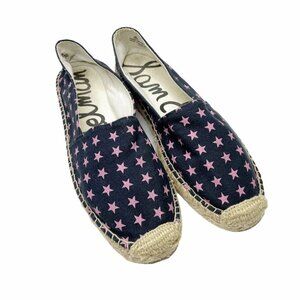 Sam Edelman Pink & Navy Star Espadrilles
